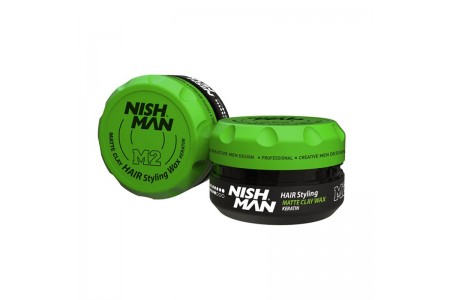 Матова глина для стилізації волосся Nishman Hair Matte Clay M2 100 мл