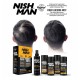 Нарощування волосся кератиновим волокном Nishman Hair Building Keratin Fiber Medium Brown 20g + 100ml