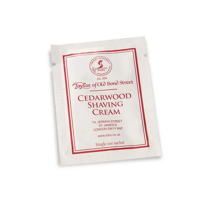 Тестер крема для бритья Taylor of Old Bond Street Cedarwood Shaving Cream 5 мл