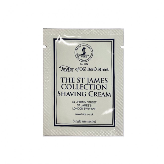 Тестер крема для бритья Taylor of Old Bond Street St James Collection Shaving Cream 5 мл