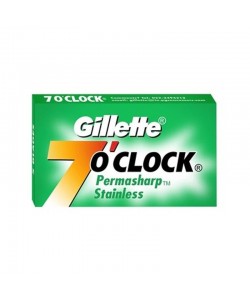 Леза Gillette 7 O’Clock Permasharp Stainless 10 шт