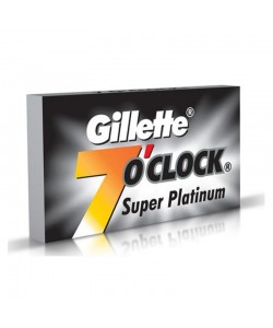 Леза Gillette 7 O'Clock Super Platinum 10 шт