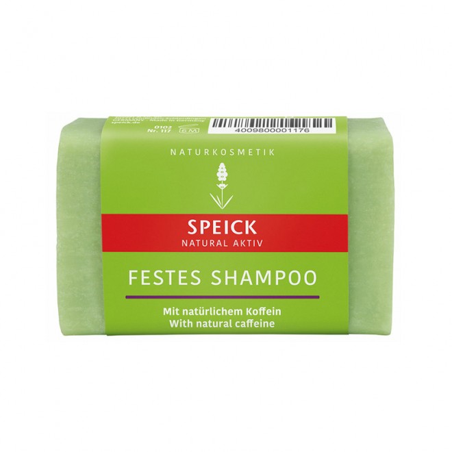 Твердый шампунь для волос Speick Natural Aktiv Solid Shampoo With Natural Coffeine 60 г