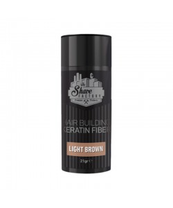 Кератиновое волокно для наращивания волос Shave Factory Keratin Fiber Light Brown 21г