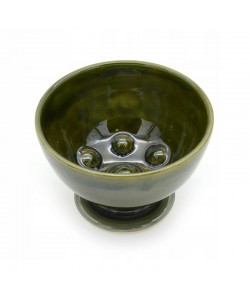 Чаша для гоління керамічна зелена