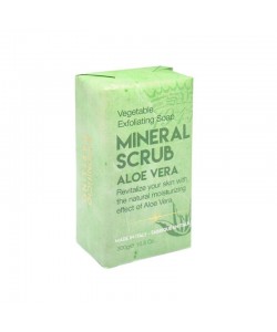 Мыло-скраб Saponificio Varesino Pure Aloe Vera Mineral Scrub Bar Soap 300 г