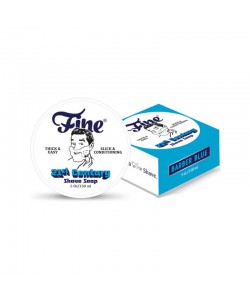 Мыло для бритья Fine Classic Shaving Soap - Barber Blue - NEW Formula 150 мл