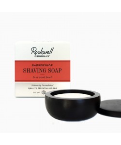 Мыло для бритья в деревянной чаше Rockwell Babershop Shaving Soap In A Wood Bowl 113 г