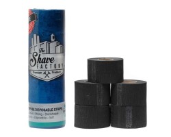 Бумажные воротнички для стрижки Shave Factory Multipurpose Disposable Strips Black 5 * 100 шт