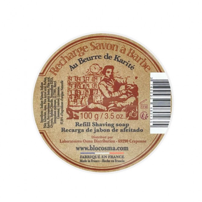 Мило для гоління Osma Shaving Soap with Shea Butter (Запаска) 100 гр