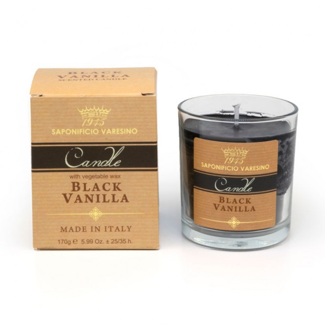 Ароматическая свеча Saponificio Varesino Candle Black Vanilla 170 г