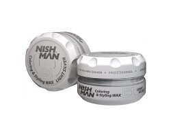 Воск для окрашивания волос Nishman Hair Coloring Wax (Light Silver) C1 100 мл
