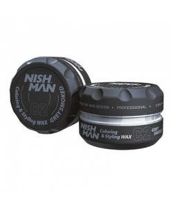 Воск для окрашивания волос Nishman Hair Coloring Wax (grey smoked) C2 100 мл