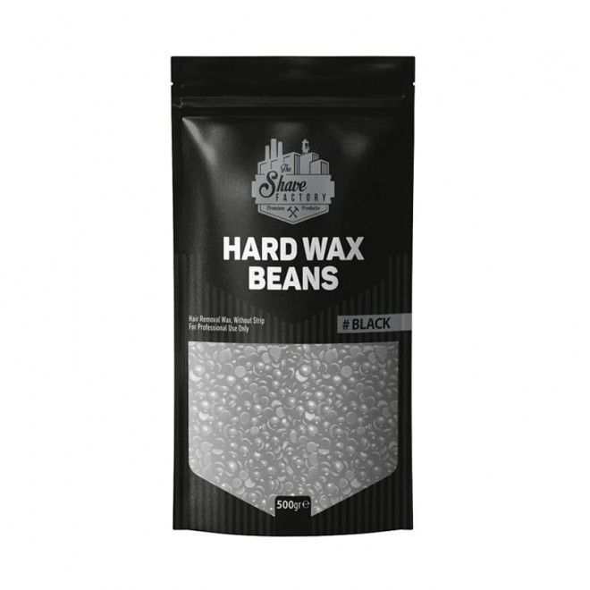 Віск для депіляції The Shave Factory Hard Wax Beans Black 500 г