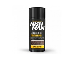 Кератиновая фибра для объема волос Nishman Hair Keratine Fiber Dark Brown 20 г