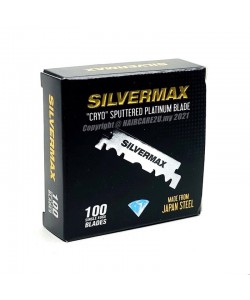 Лезвия половинки Silvermax 100 Single Edge Platinum Razor Blades 100 шт