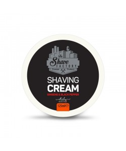 Крем для гоління The Shave Factory Ginseng & Black Pepper Shaving Cream 125 мл