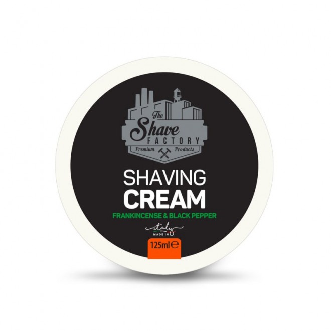 Крем для бритья The Shave Factory Frankincense & Black Pepper Shaving Cream 125 мл
