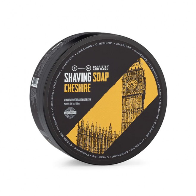 Мило для гоління Barrister And Mann Shaving Soap Cheshire 118 мл