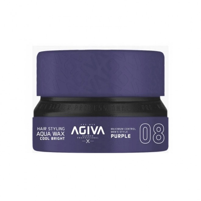 Гель для стилізації волосся Agiva Aqua Wax Cool Bright 08 Purple 155 мл