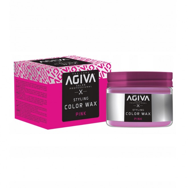 Воск для окрашивания волос Agiva Styling Color Wax Pink 120 мл
