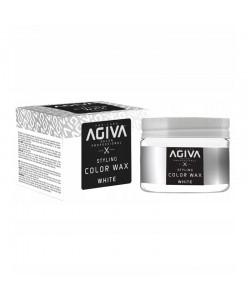 Воск для окрашивания волос Agiva Hair Color Wax WHITE 120 мл
