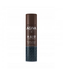 Кератинове волокно для нарощування волосся Agiva Hair Fiber Spray (Brown) 150 мл