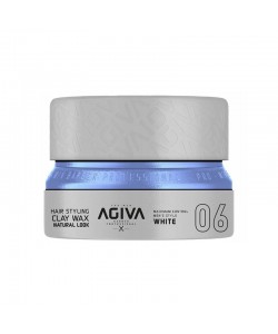 Глина для стилізації волосся Agiva Hair Styling Clay Wax Natural Look 06 White 155 мл