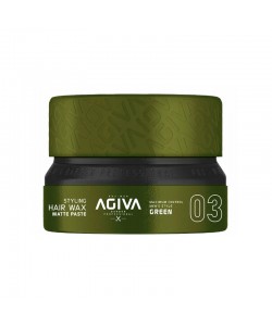 Паста для стилізації волосся Agiva Hair Styling Wax Matte Paste 03 Green 155 мл