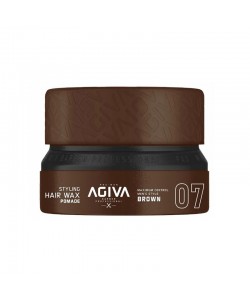 Помада для стилізації волосся Agiva Hair Styling Wax Pomade 07 Brown 155 мл