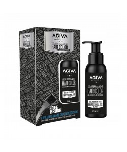 Спрей для временного окрашивания волос Agiva Semi Permament Hair Color Black 125 мл