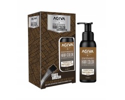 Спрей для временного окрашивания волос Agiva Semi Permament Hair Color Brown 125 мл