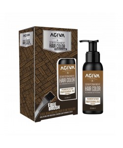 Спрей для тимчасового фарбування волосся Agiva Semi Permament Hair Color Brown 125 мл