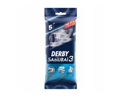 Станки для бритья одноразовые Derby Samurai 3 упаковка 5 шт