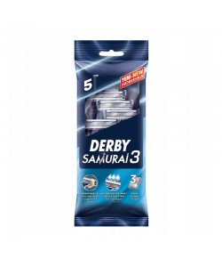 Станки для бритья одноразовые Derby Samurai 3 упаковка 5 шт