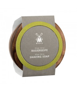 Мило для гоління в дерев'яній чаші Muhle Aloe Vera Shaving Soap 65 г