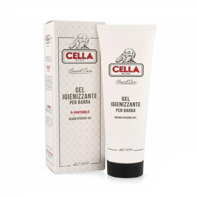 Гель для очистки бороды с антибактериальным действием и пантенолом Cella Gel Igienizzante 100 мл