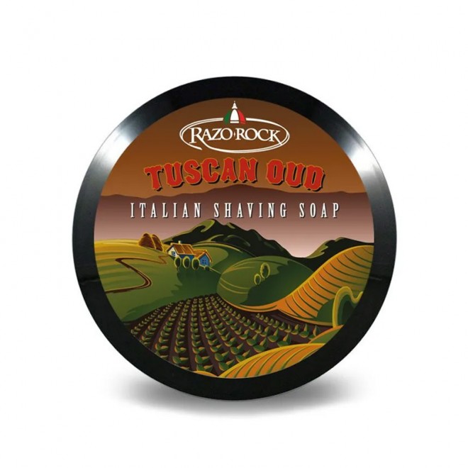 Мыло для бритья RazoRock Tuscan Oud Shaving Cream Soap 150 мл
