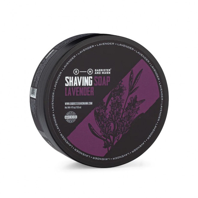 Мило для гоління Barrister And Mann Shaving Soap Lavender 118 мл