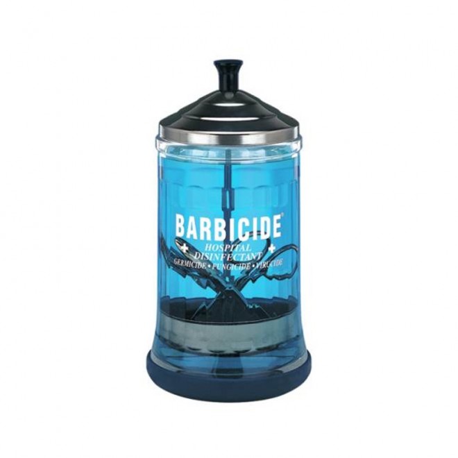 Контейнер для дезинфекции парикмахерских инструментов Barbicide Desinfecting Jar 750 мл