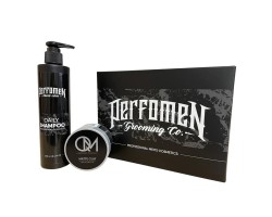 Подарунковий набір для чоловіків PerfomeN Daily Shampoo 250мл + QM Matte Clay 100мл