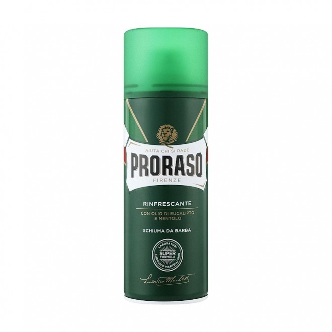 Пена Для Бритья Proraso Green Shaving Foam Refresh Eucalyptus 400 мл