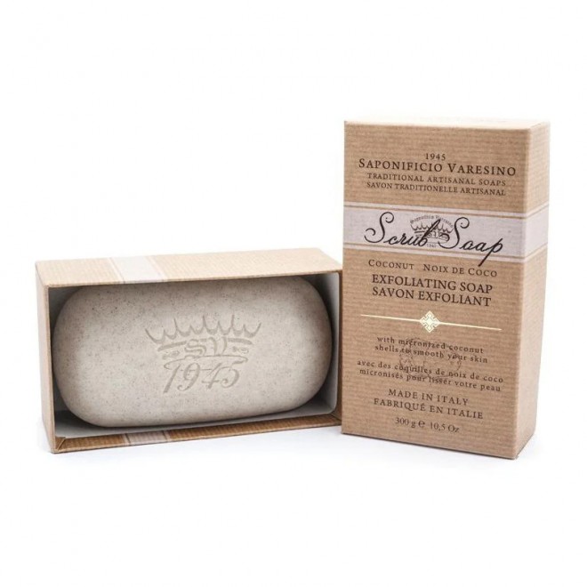 Мыло-скраб Saponificio Varesino Coconut Scrub Soap 300 г