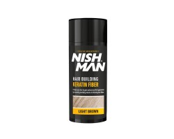 Кератиновая фибра для объема волос Nishman Hair Keratine Fiber Light Brown 20 г