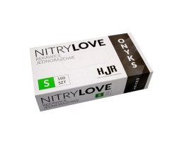 Нитриловые перчатки без пудры HJR Onyks Nitrylove размер S