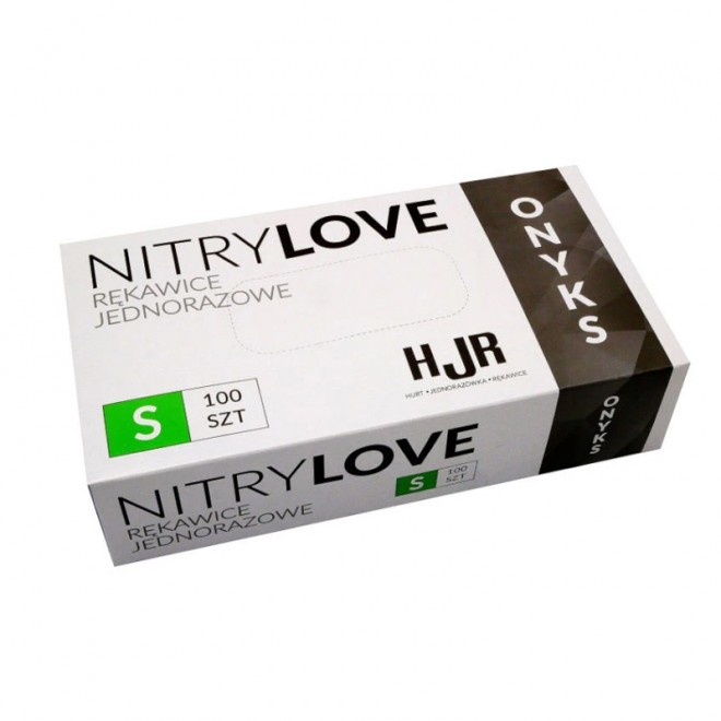 Нітрилові рукавиці без пудри HJR Onyks Nitrylove розмір S