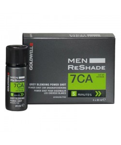 Система маскировки седых волос уровень 7CA Goldwell Men Re-Shade Grey Blending Mid Blonde 4 x 20 мл