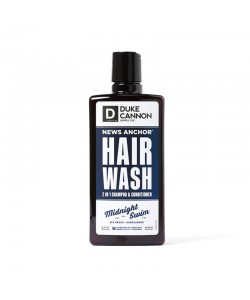 Шампунь 2 в 1 Duke Cannon News Anchor Hair Wash Midnight Swim 414 мл