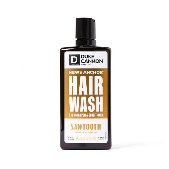 Шампунь 2 в 1 Duke Cannon News Anchor Hair Wash Sawtooth 414 мл