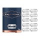 Лезвия для бритья Gillette King C 10 шт